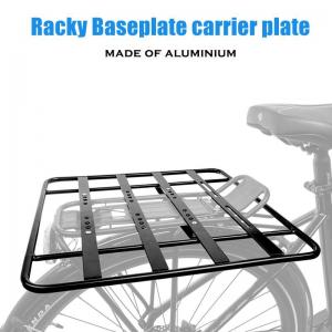 Unisex - Adult Racky Baseplate Luggage Rack Plate, Black, 400 x 400 mm